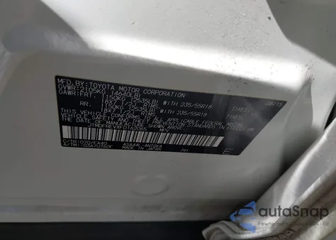 2015 Toyota Rav4 Limited из США, поврежденный, VIN JTMDFREVXFD162065